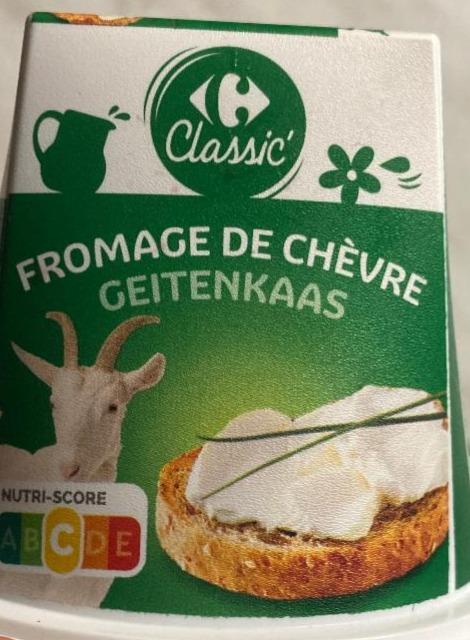 Fotografie - kozí sýr 45% Carrefour Classic