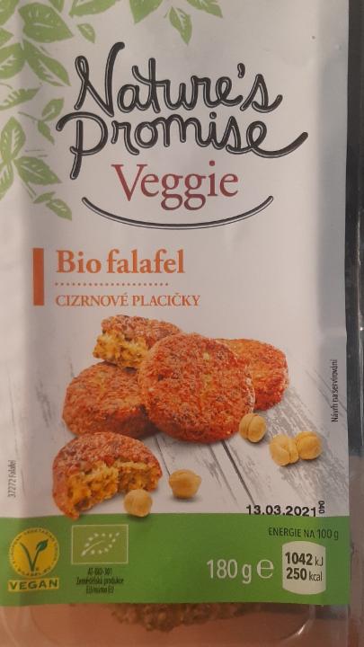 Fotografie - Veggie Bio falafel cizrnové placičky Nature's Promise