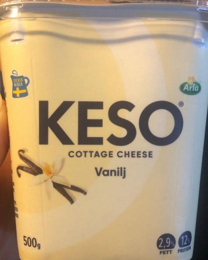 Fotografie - Keso cottage cheese Vanilj Arla
