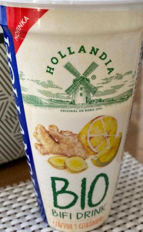 Fotografie - Bio bifi drink zázvor s citrónem Hollandia