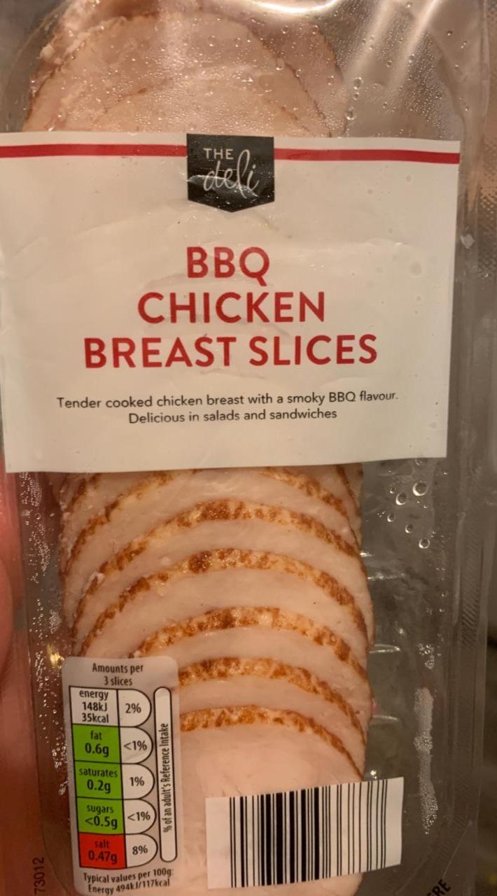 Fotografie - BBQ Chicken Breast Slices The deli