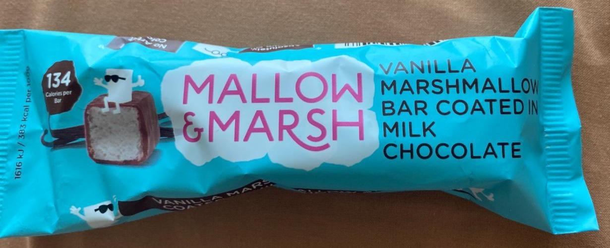 Fotografie - Vanilla Marshmallow Bar Coated in Milk Chocolate Mallow & Marsh