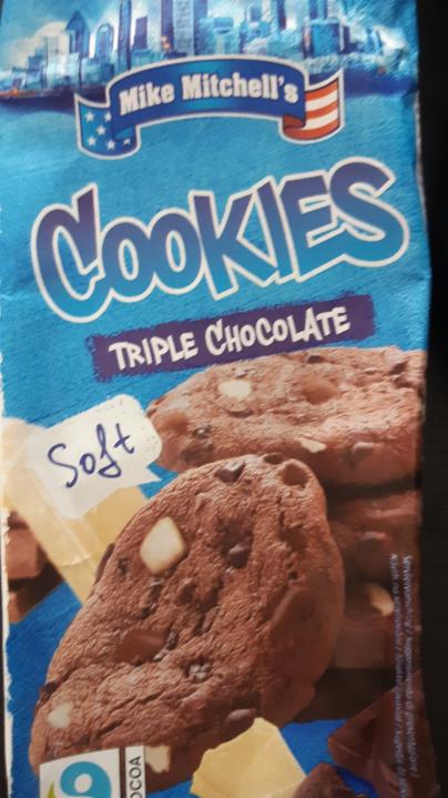 Fotografie - Cookies triple chocolate