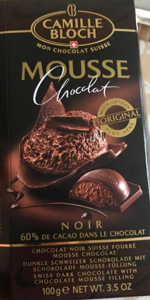 Fotografie - Mousse Chocolat Noir 60% Camille Bloch
