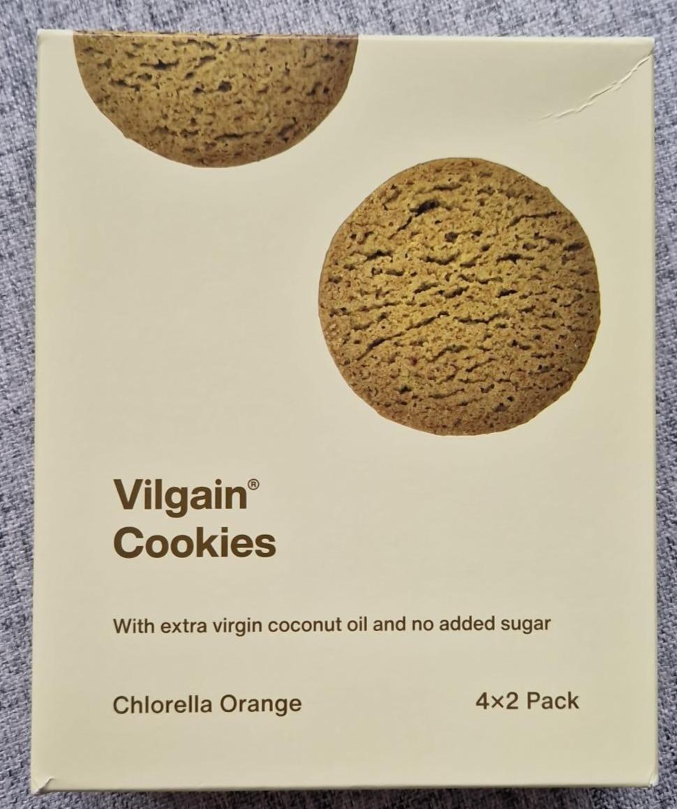 Fotografie - Cookies Chlorella Orange Vilgain