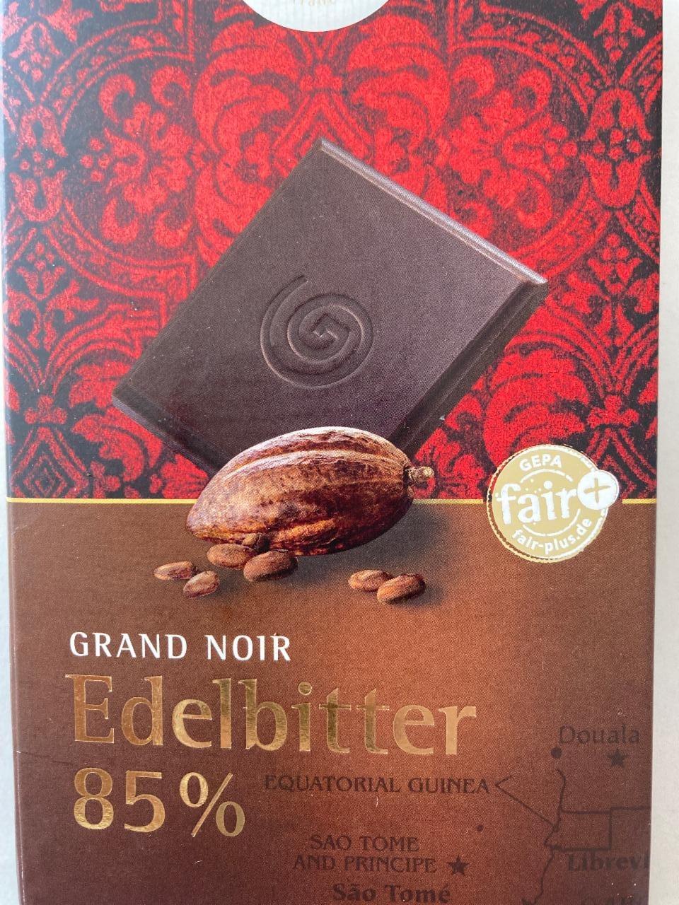 Fotografie - Grand Noir Edelbitter 85% Gepa