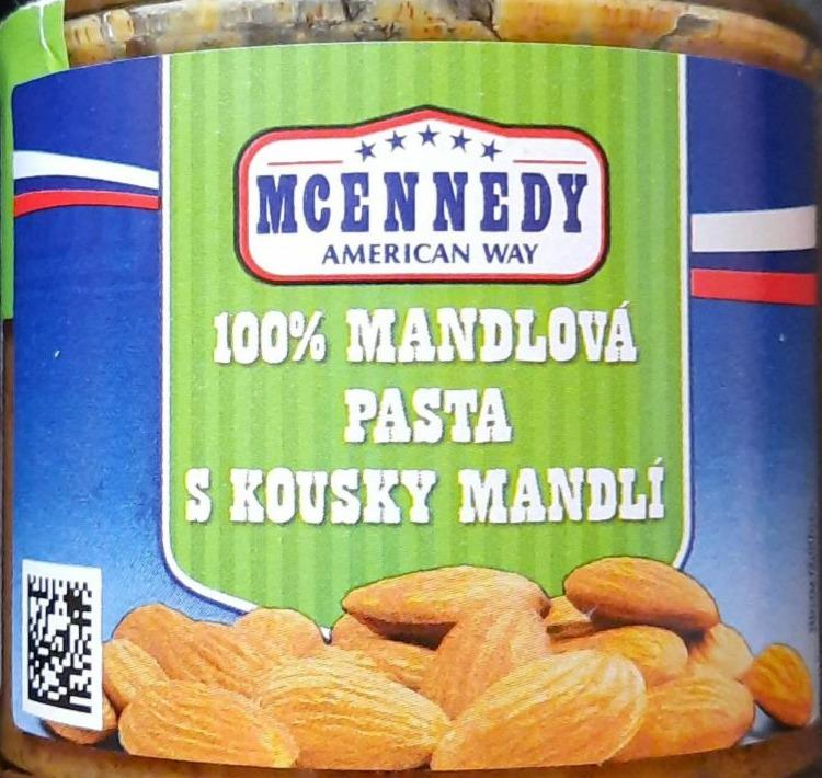 Fotografie - 100% Mandlová pasta s kousky mandlí McEnnedy American Way