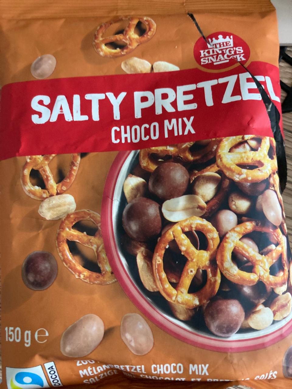 Fotografie - Salty Pretzel Choco Mix The King's Snack