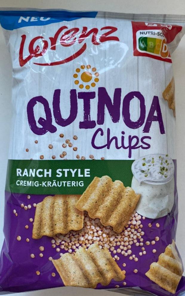 Fotografie - Quinoa chips ranch style cremig-kräuterig Lorenz
