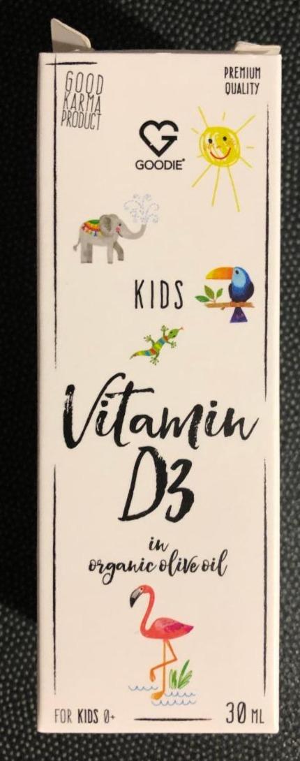 Fotografie - Kids Vitamin D3 in organic olive oil Goodie