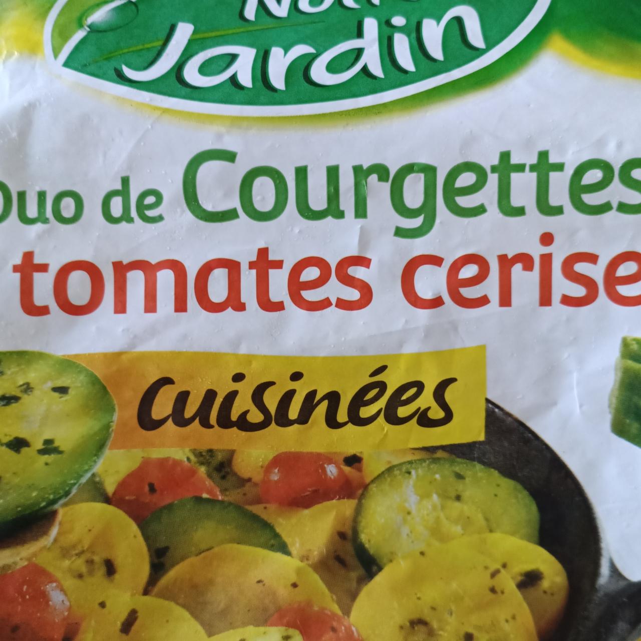 Fotografie - Duo de courgettes et tomates cerises Notre Jardin
