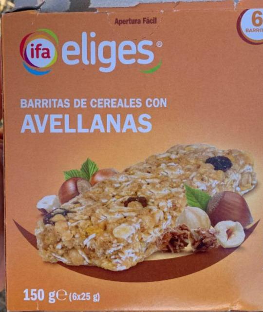 Fotografie - Barritas de cereales con avellanas Ifa eliges