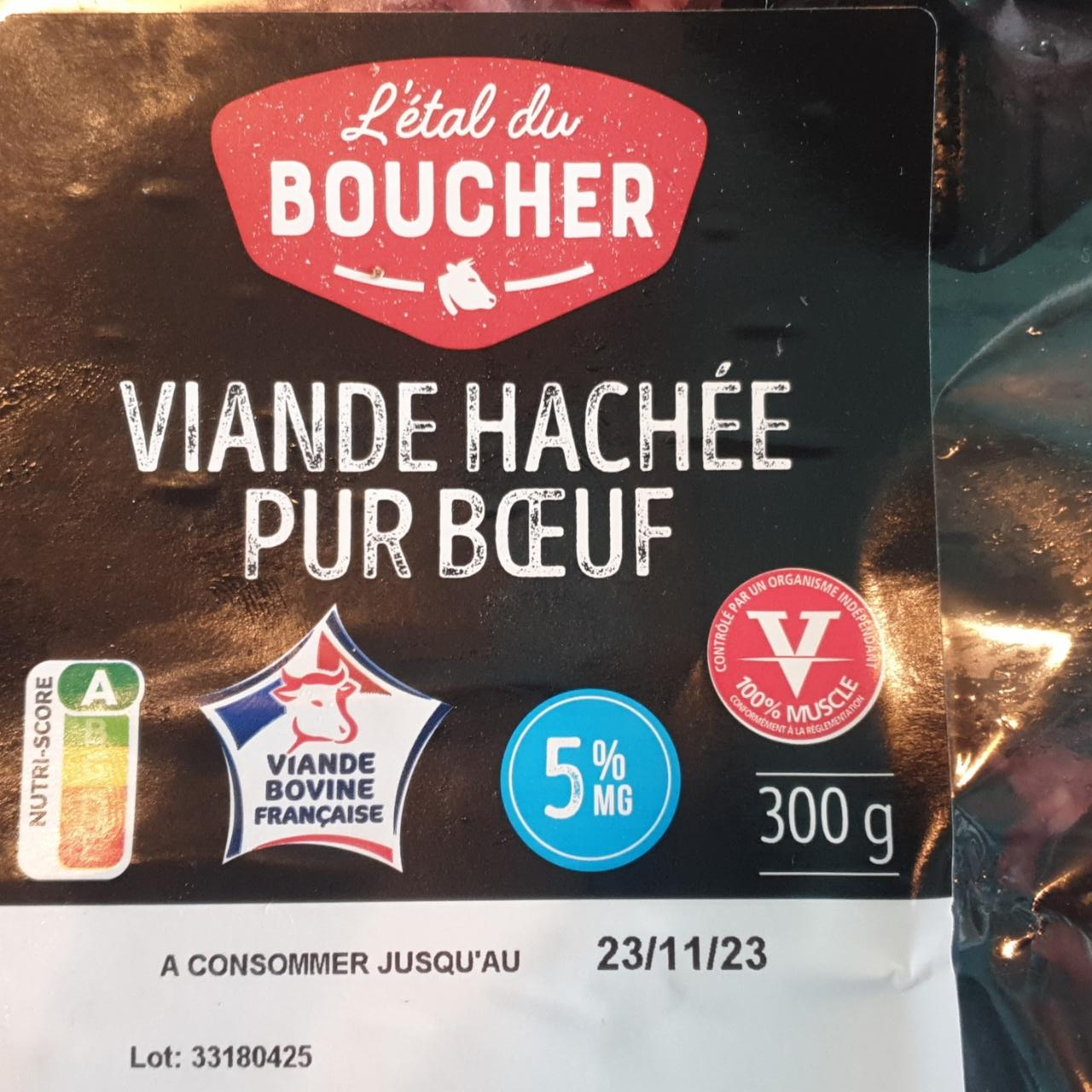 Fotografie - Viande hachée pur bœuf 5% MG L'étal du Boucher
