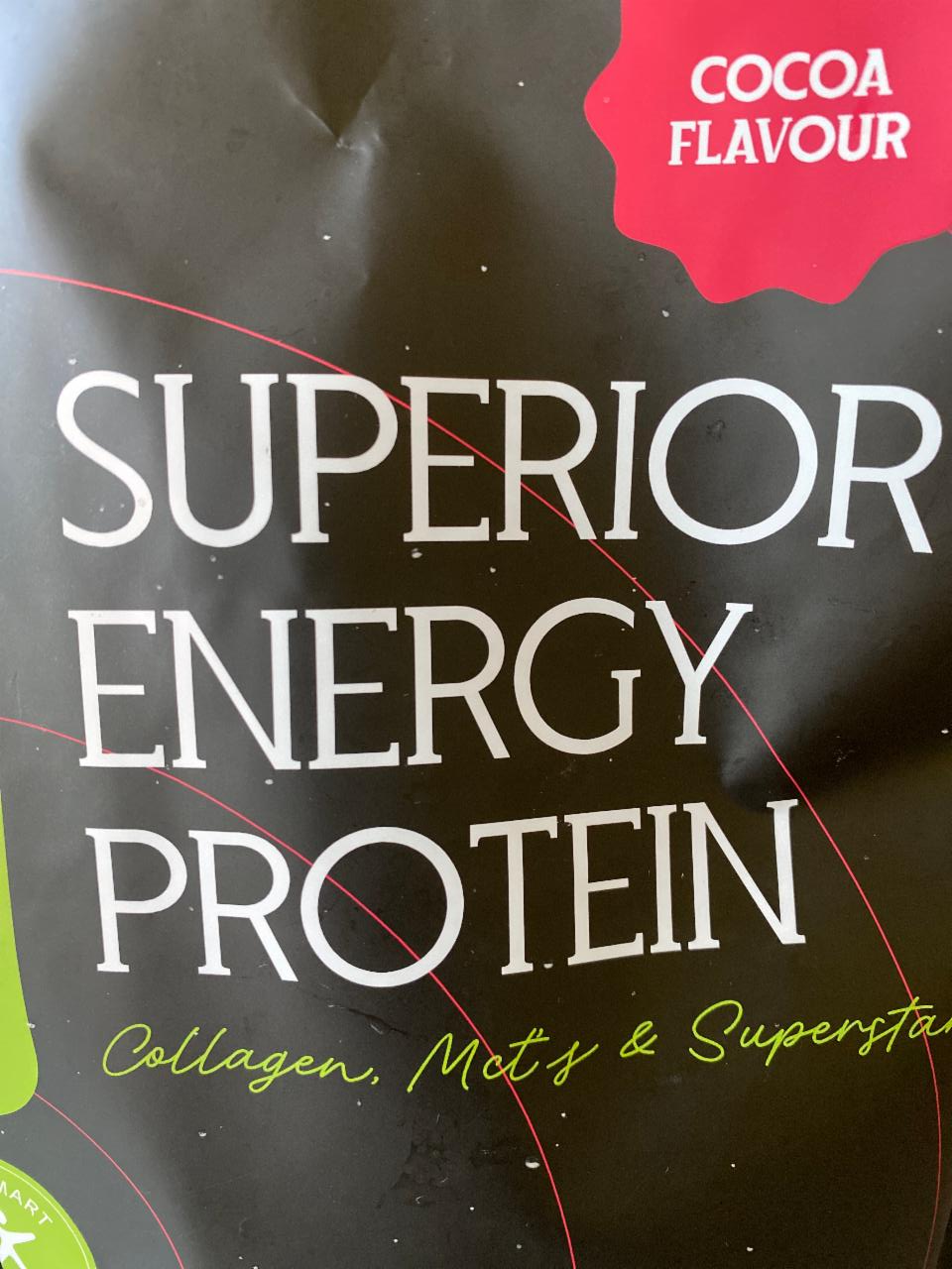 Fotografie - Superior energy protein Cocoa flavour Powerlogy