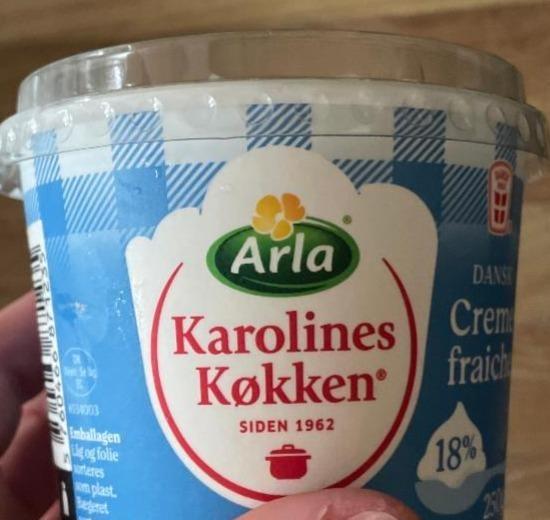 Fotografie - Karolines Køkken Creme fraiche 18% Arla