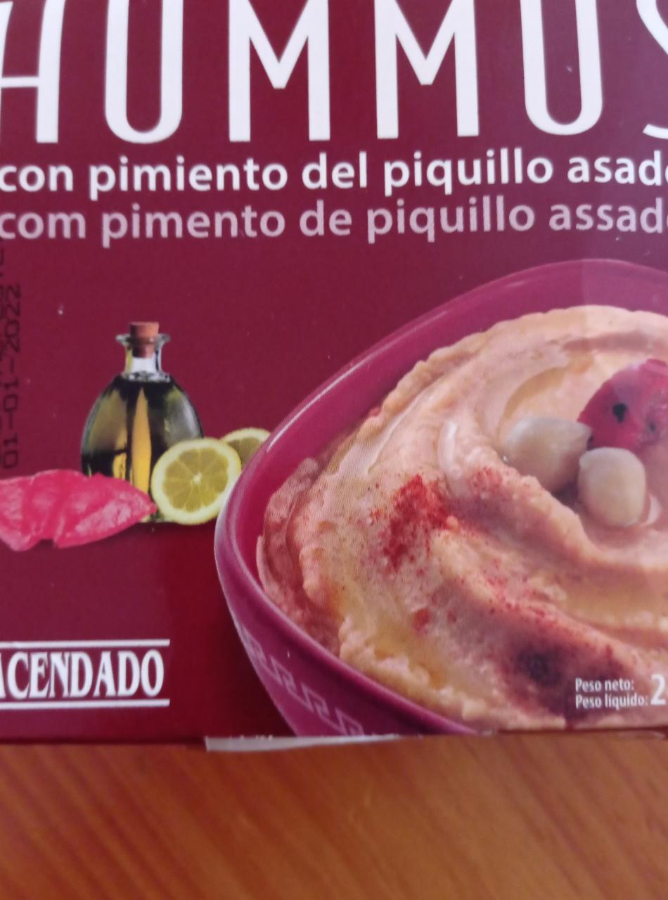Fotografie - Hummus con pimiento del piquillo asado Hacendado