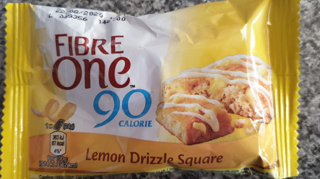 Fotografie - Fibre One 90 Calorie Lemon Drizzle High Fibre Squares