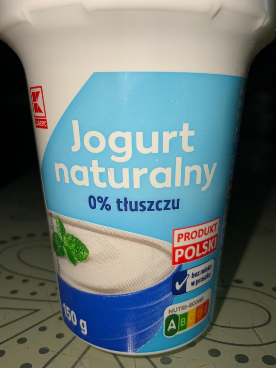 Fotografie - Jogurt naturalny 0% tłuszczu K-Classic