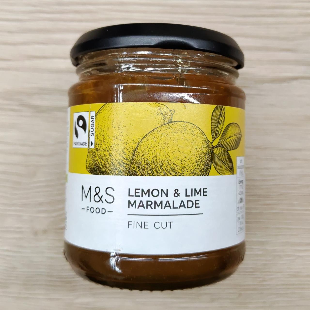 Fotografie - Lemon & Lime Marmalade fine cut M&S Food