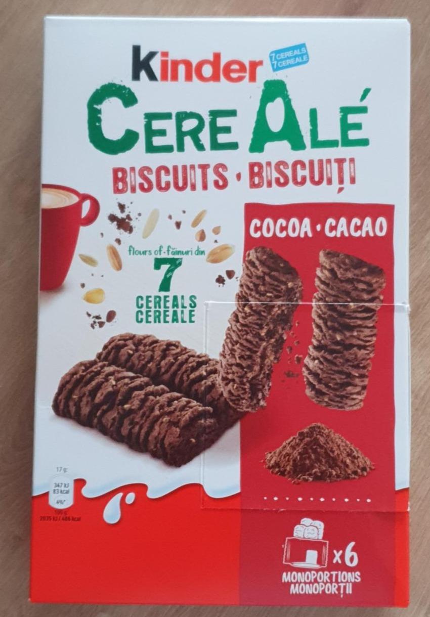 Fotografie - Kinder CereAlè biscuits Cocoa