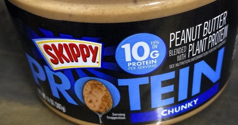 Fotografie - Protein chunky peanut butter Skippy