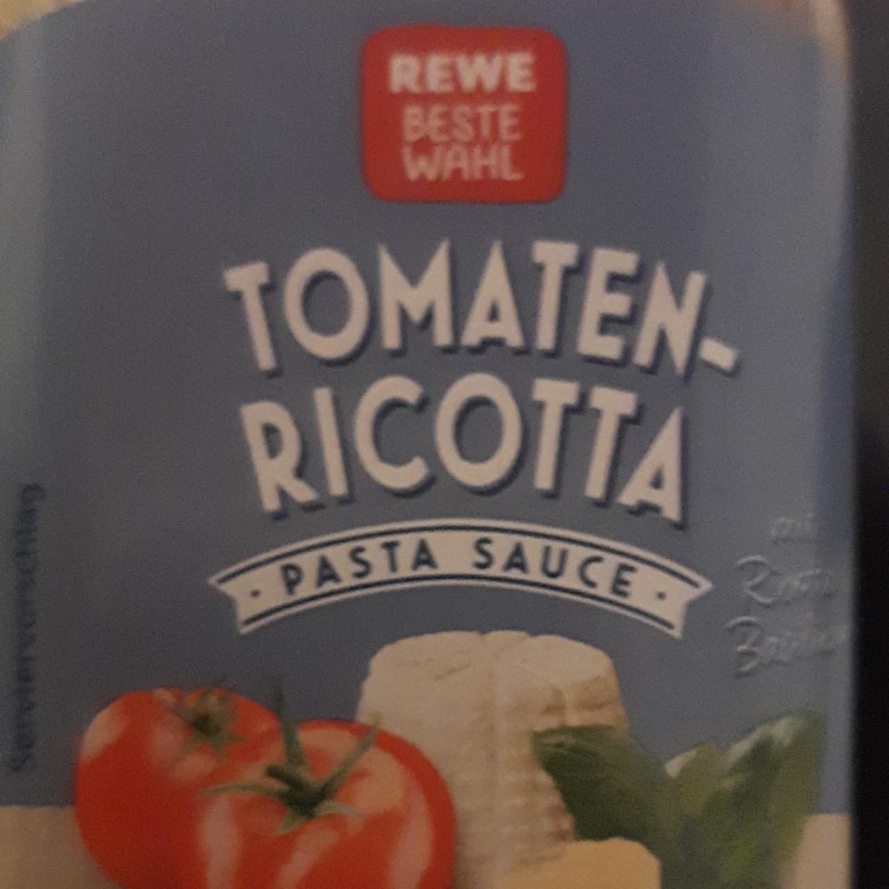 Fotografie - Tomaten ricotta pasta sauce Rewe beste wahl