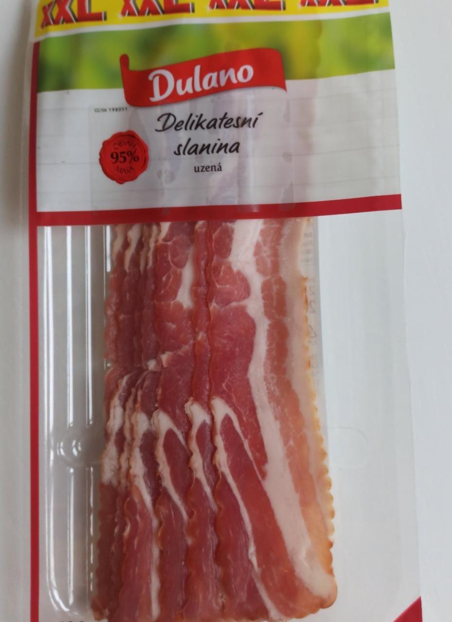 Fotografie - Delikatesní slanina uzená 95% masa Dulano