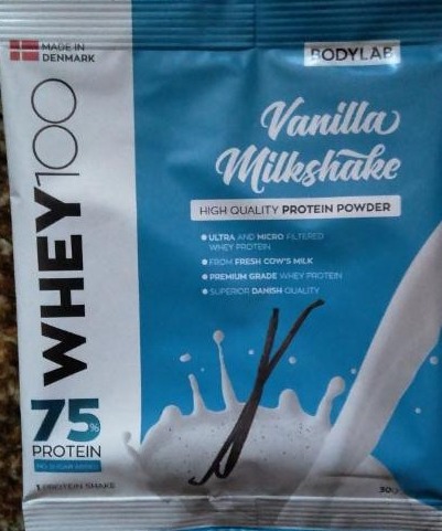 Fotografie - Whey 100 Vanilla Milkshake protein Bodylab