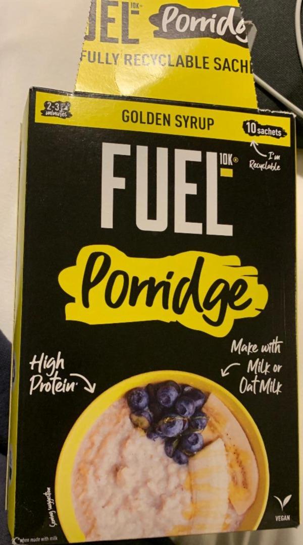 Fotografie - Porridge golden syrup Fuel