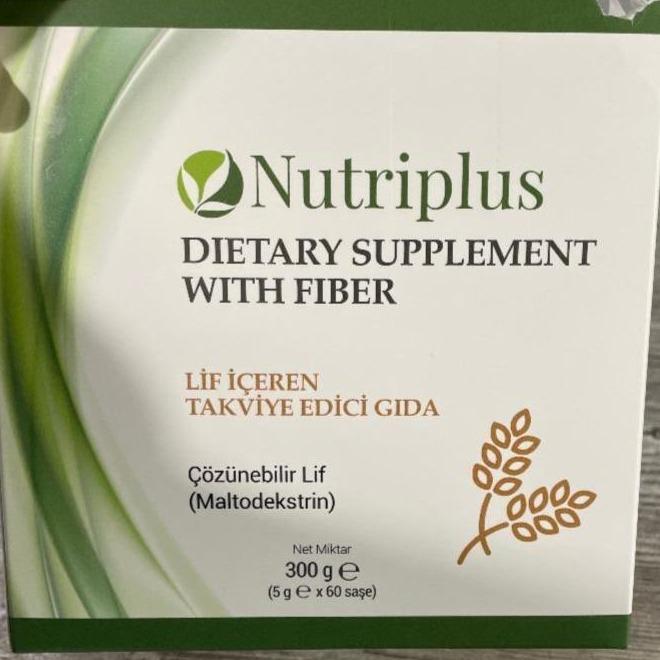 Fotografie - Dietary Supplement with Fiber Lif İçeren Takviye Edici Gıda Nutriplus
