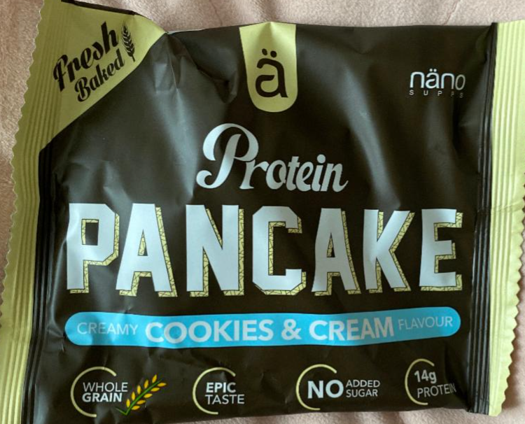 Fotografie - ä Protein Pancake Cookies & Cream Näno Supps