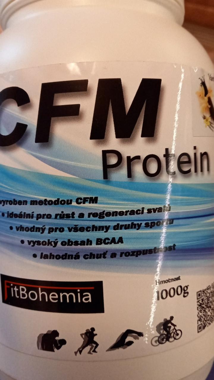 Fotografie - CFM Protein Vanilka FitBohemia