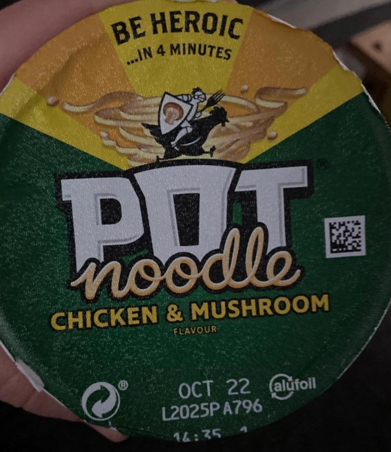 Fotografie - pot noodle Chicken Mushroom