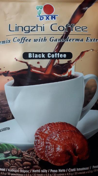 Fotografie - Lingzhi Premix Coffee Coffee with Ganoderma Extract Black Coffee DXN