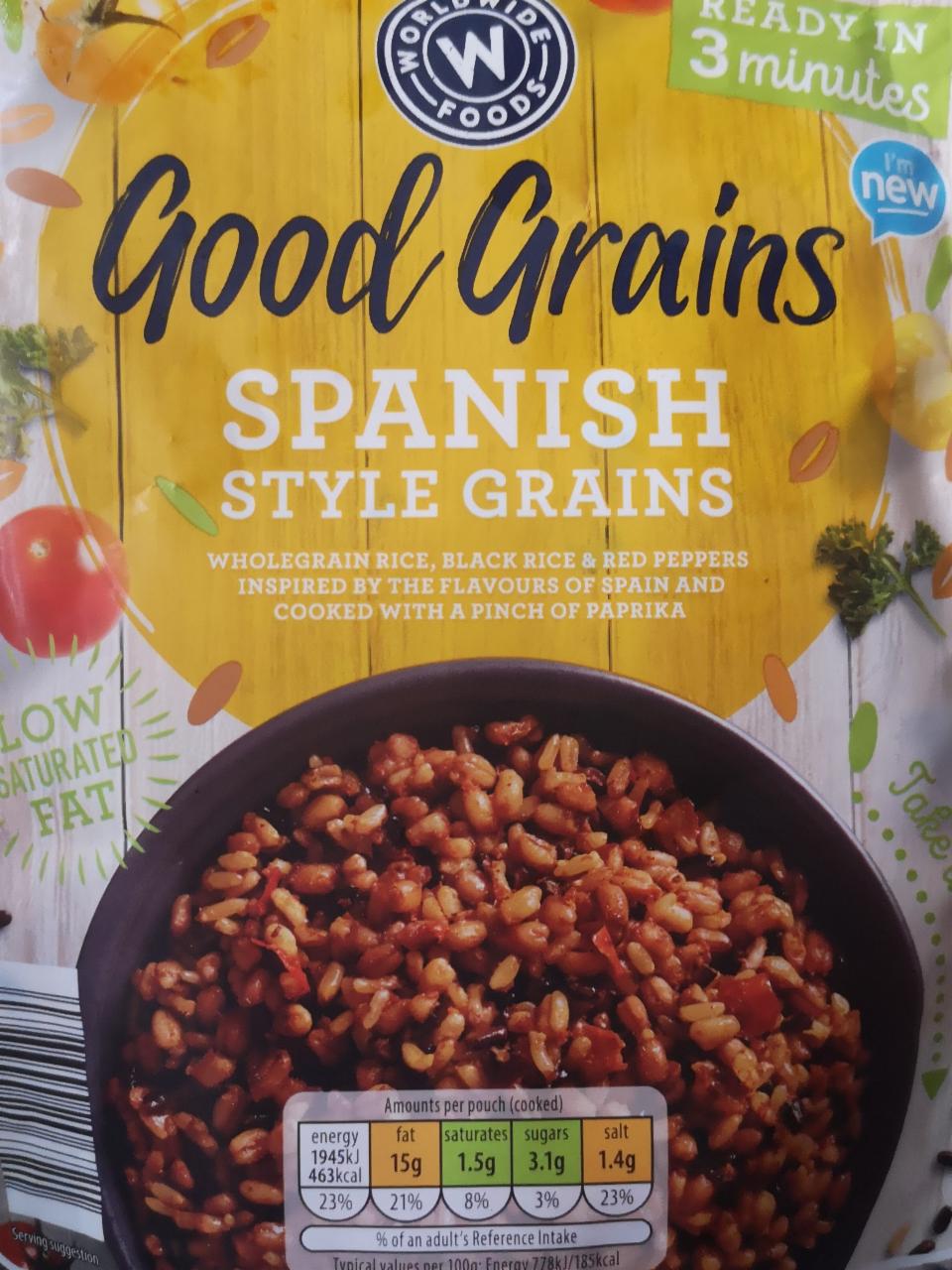 Fotografie - Good Grains Spanish Style Grains Worldwide Foods