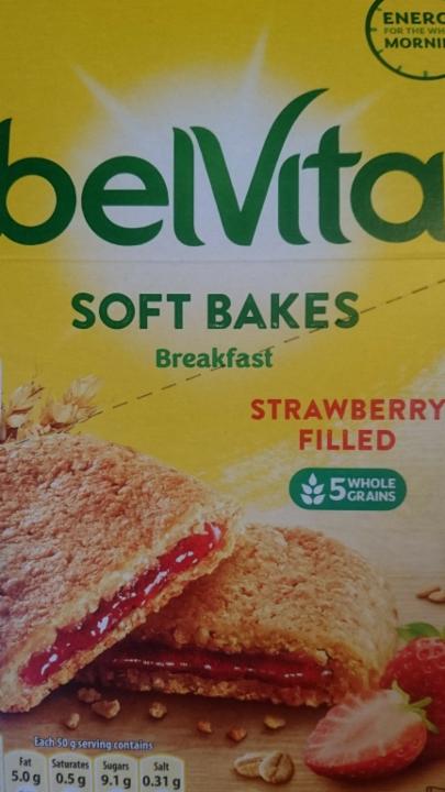 Fotografie - breakfast soft bakes strawberry Belvita