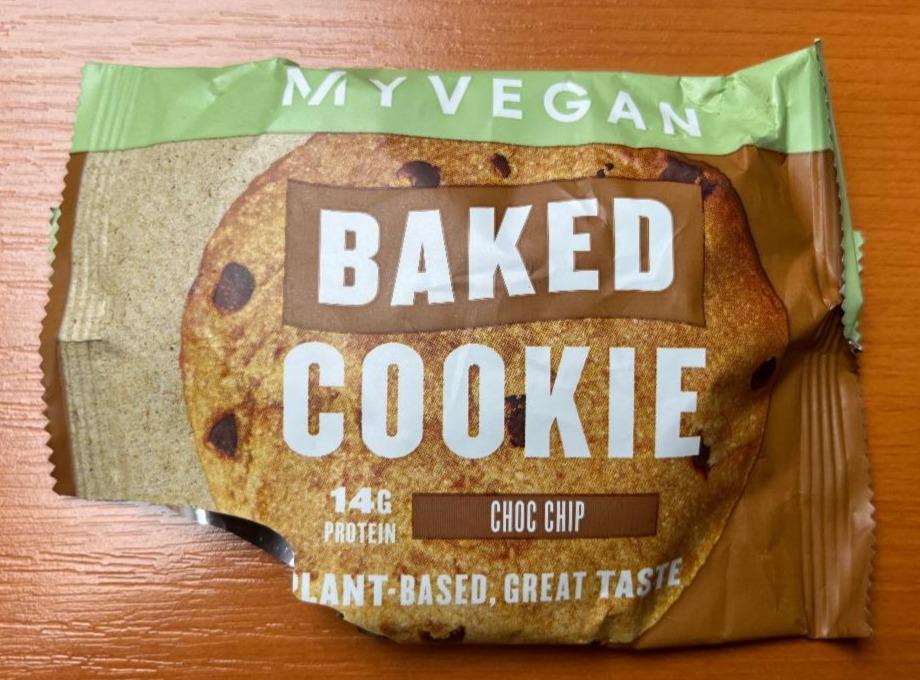 Fotografie - Baked cookie protein choc chip MyVegan