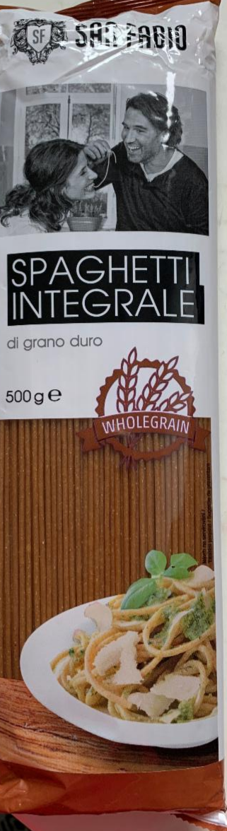 Fotografie - Spaghetti integrale di grano duro (celozrnné špagety) San Fabio