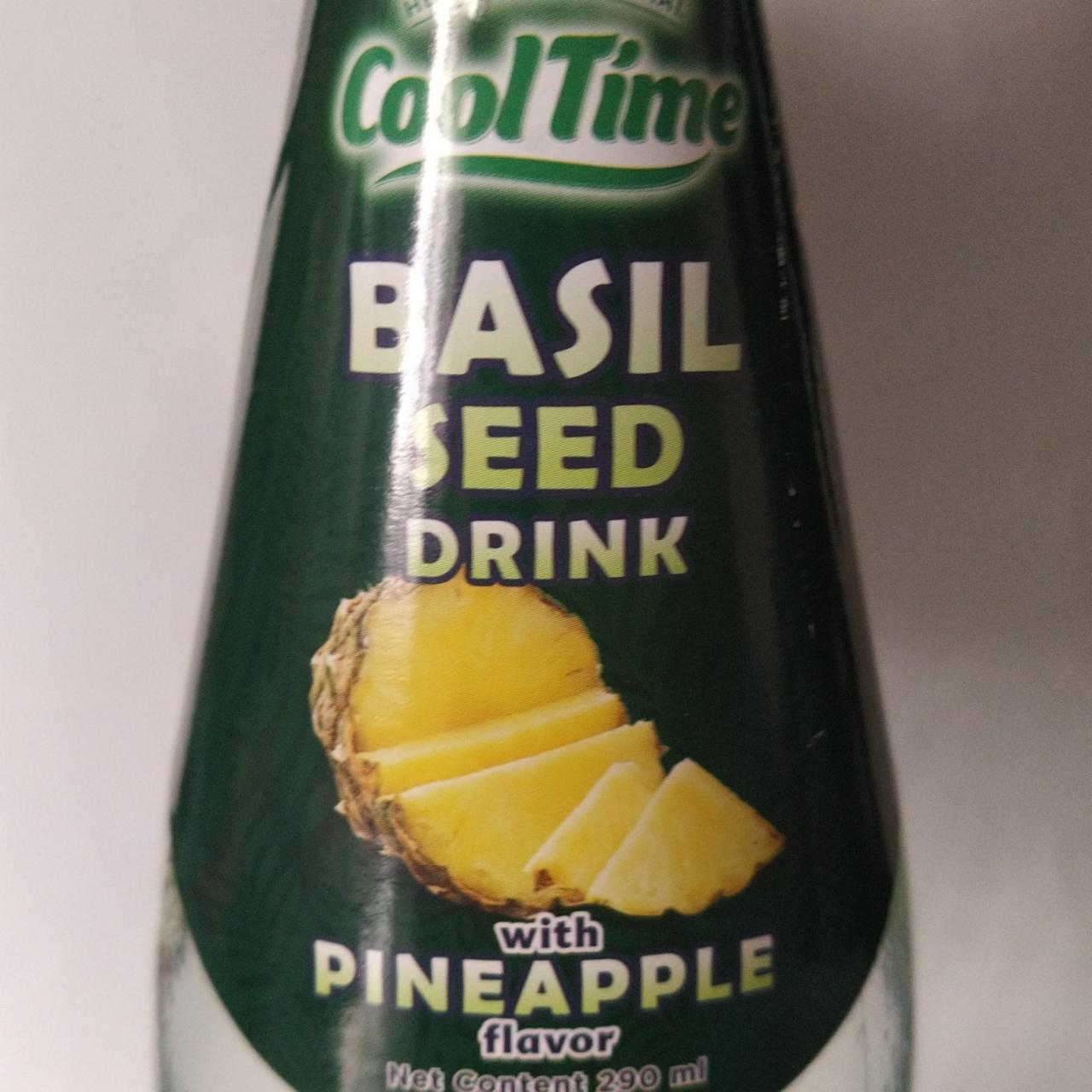 Fotografie - Basil seed drink with pineapple flavor Cool Time