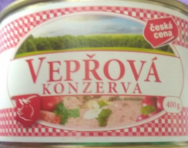 Fotografie - vepřová konzerva Česká cena 