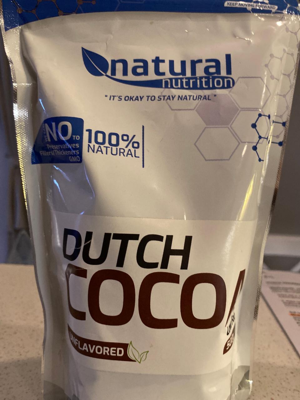 Fotografie - natural nutrition dutch low fat cocoa