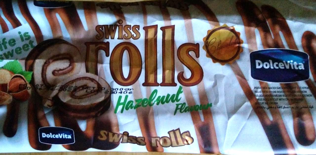 Fotografie - Swiss rolls hazelnut flavour DolceVita