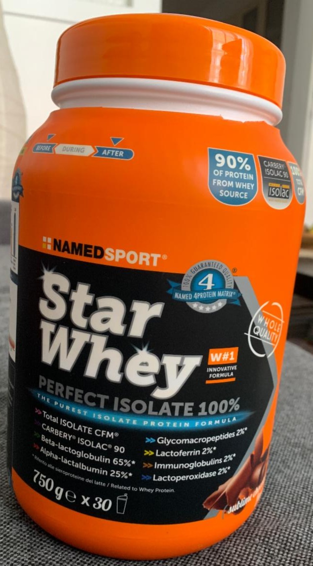 Fotografie - Star Whey Perfect Isolate 100% sublime chocolate flavour Namedsport