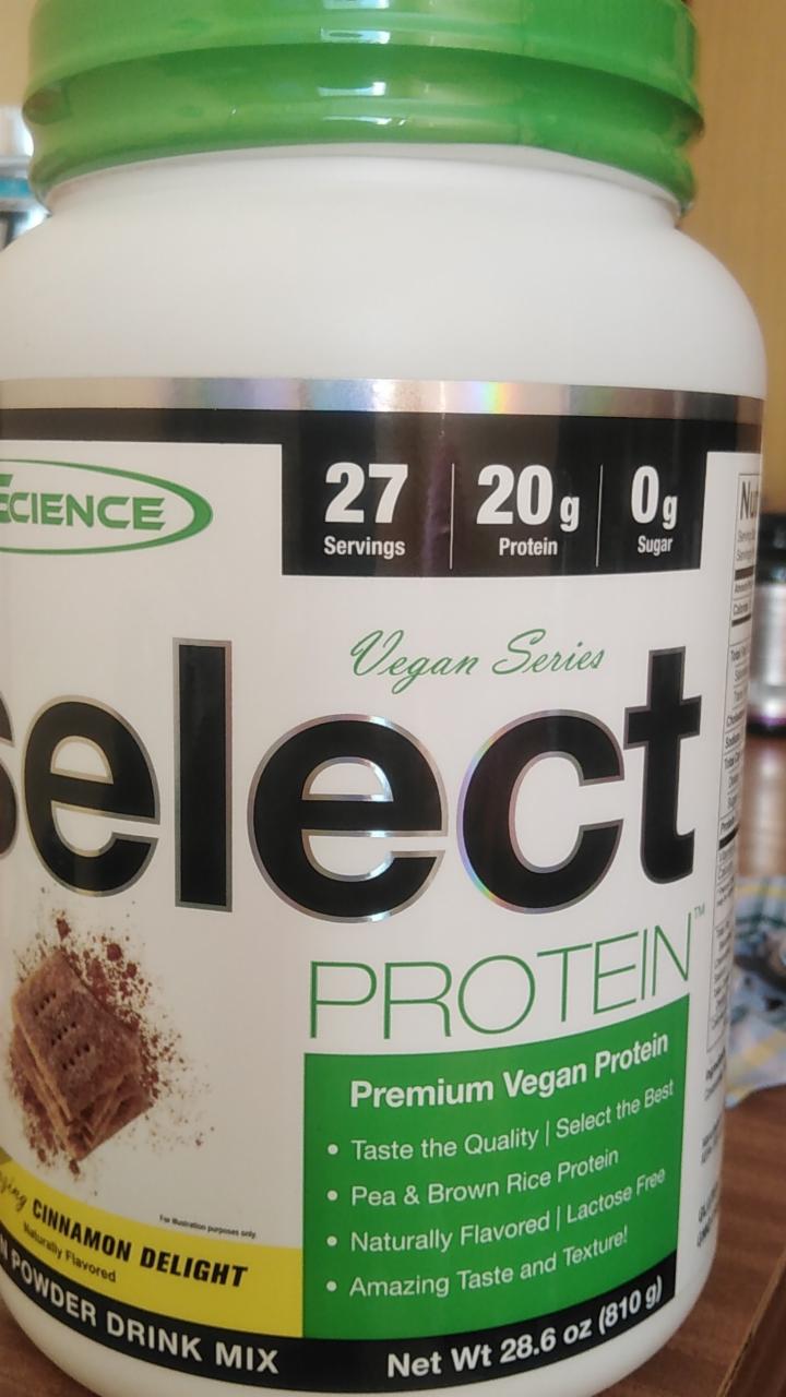 Fotografie - Select Protein vegan cinnamon delight PEScience