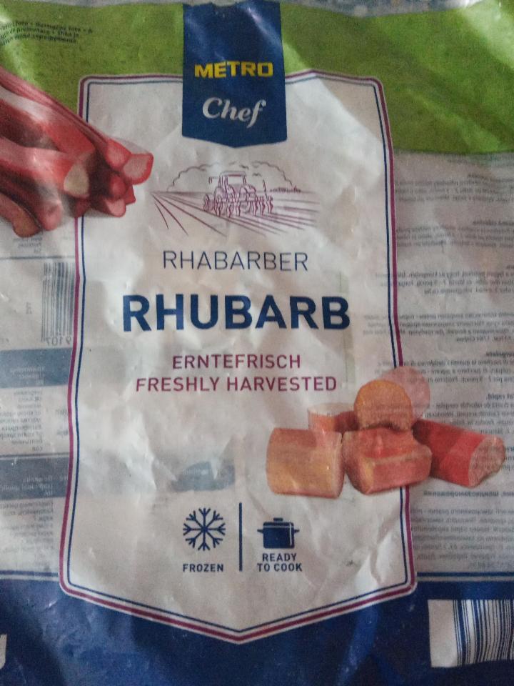 Fotografie - Rhubarb METRO Chef frozen