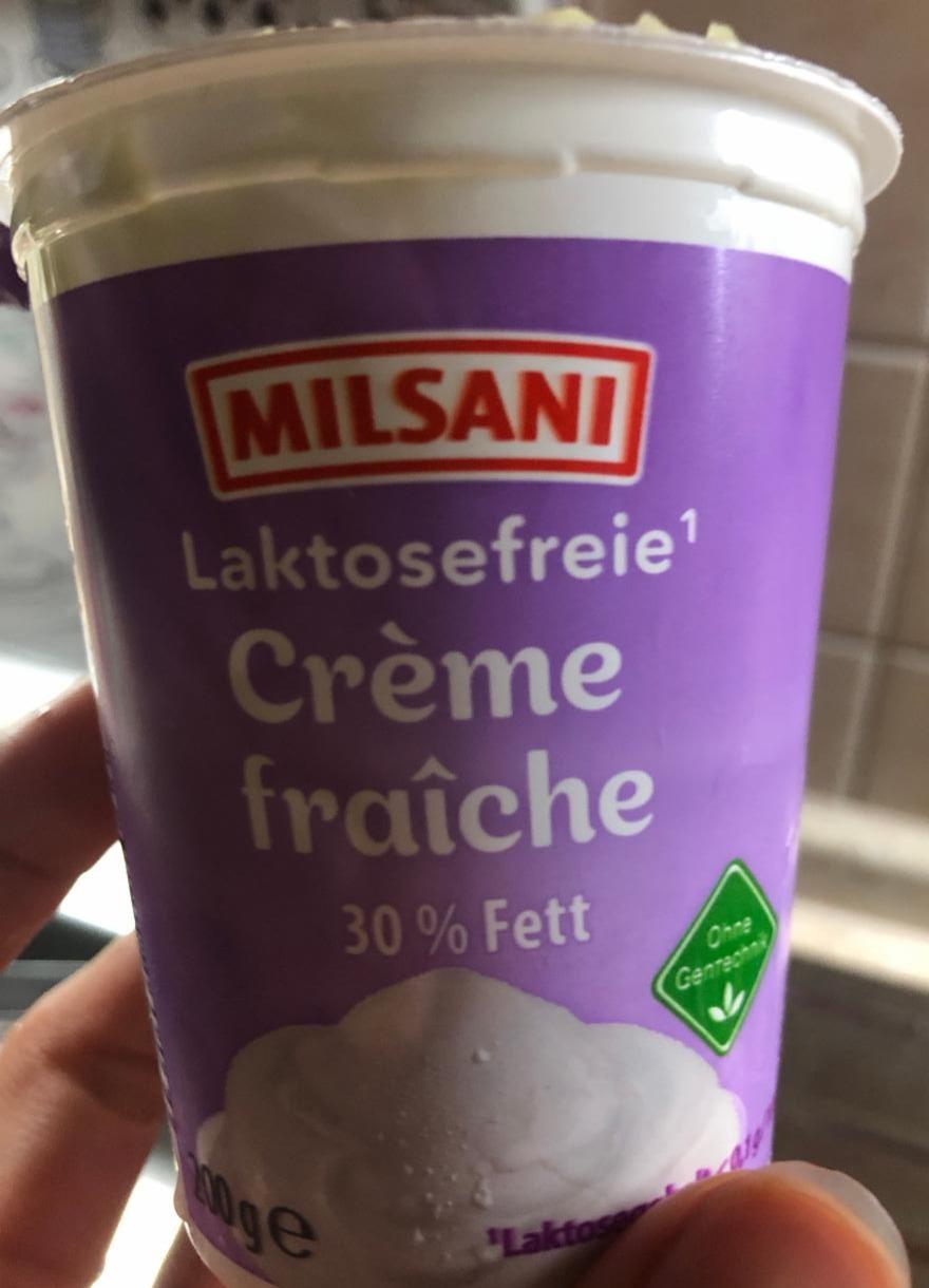 Fotografie - Laktosefreie Crème fraîche 30% Fett Milsani