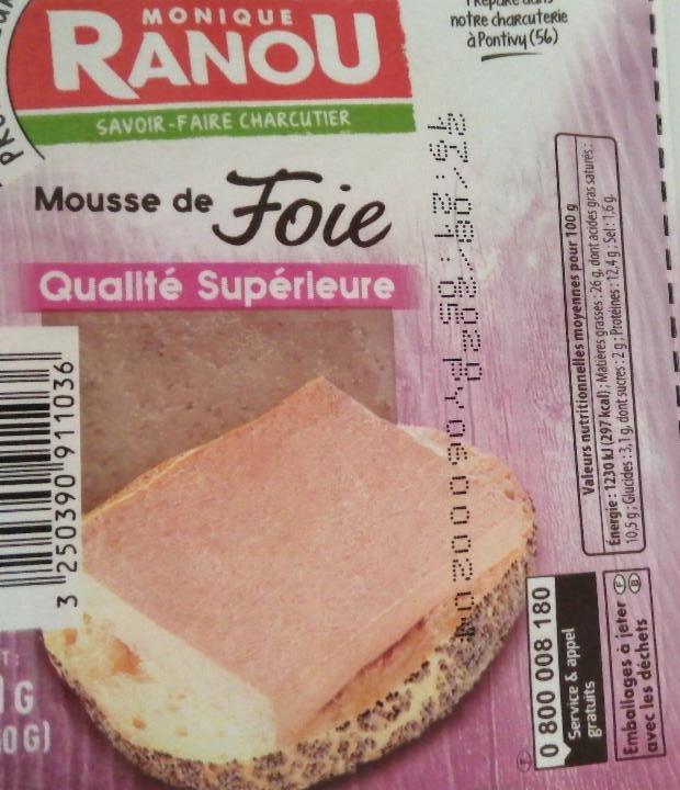 Fotografie - Mousse de foie qualité supérieure Monique Ranou