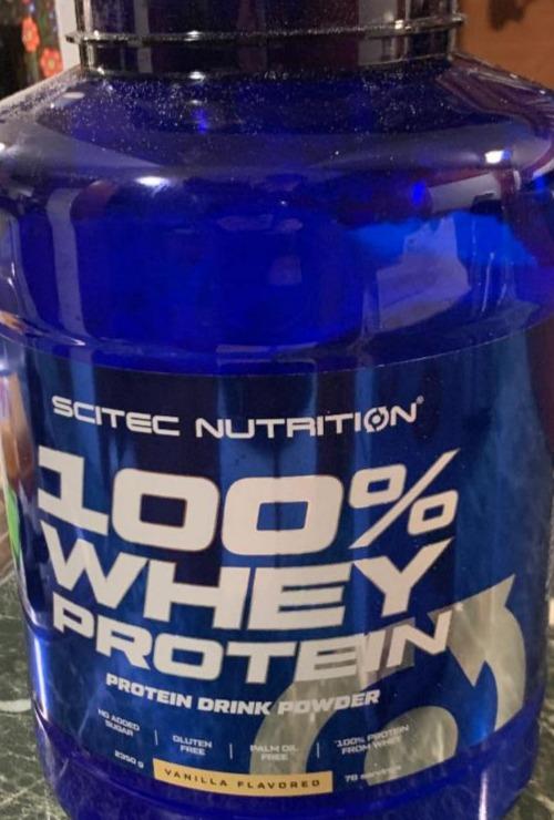 Fotografie - 100% whey protein vanilla Scitec Nutrition