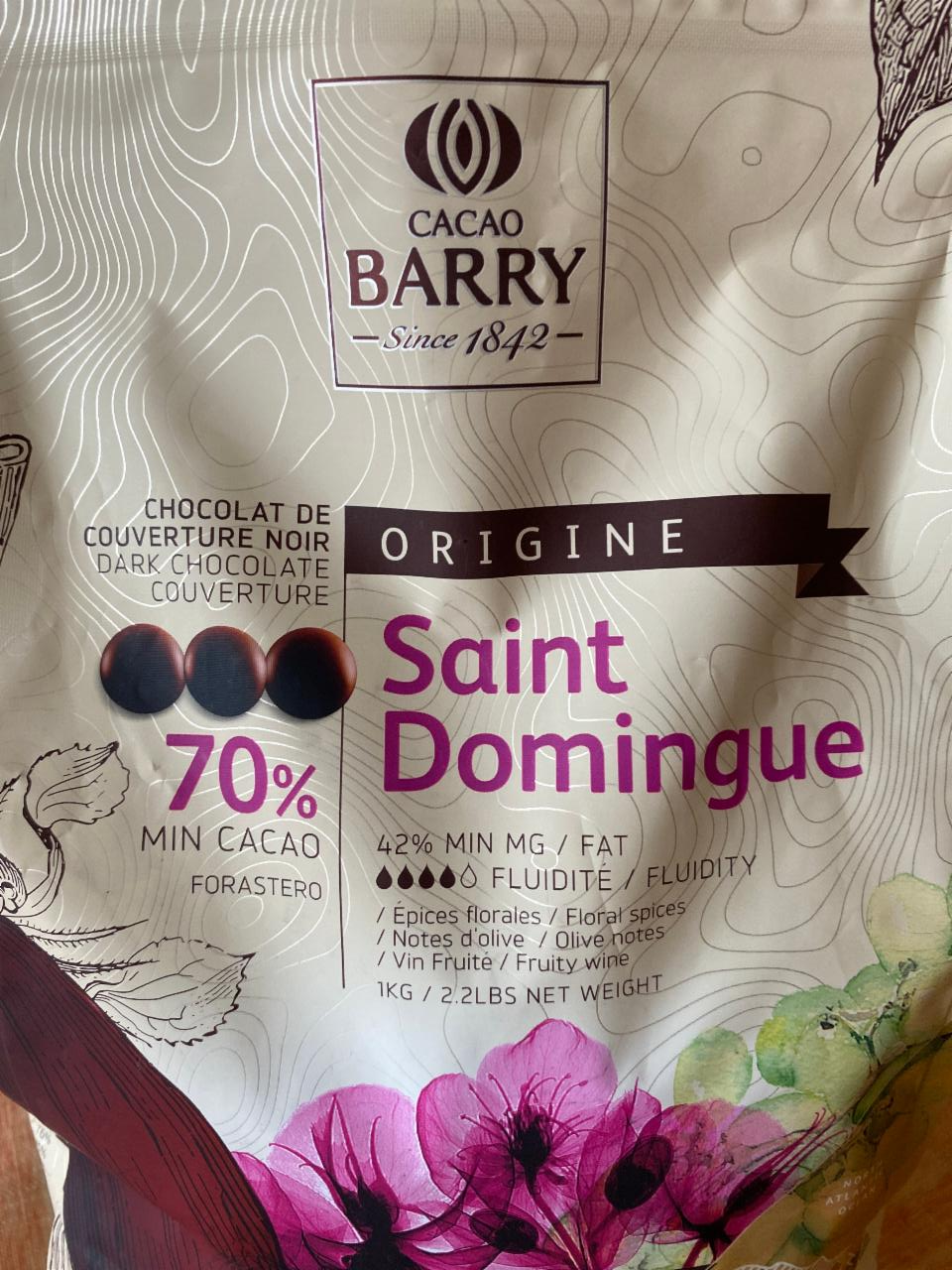 Fotografie - Hořká čokoláda Saint Domingue 70% Callebaut Cacao Barry