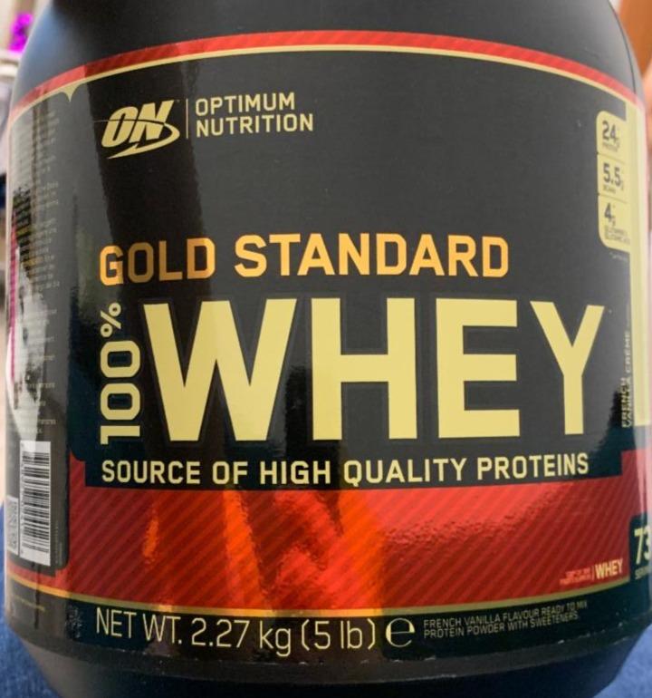 Fotografie - Whey protein 100% gold standard vanilka